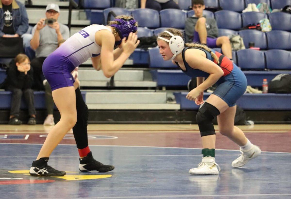 Senior London Scholz prepares to make her next move against her Piper opponent. Scholz ended up losing her match.