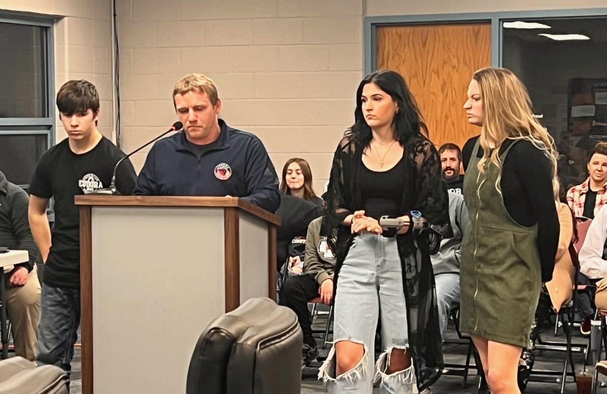 The board recognized state qualified wrestlers, choir and band students at its&#160;board meeting Thursday night.