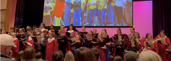 Photo courtesy of Eudora Schools. A Kansas composer worked with local students to create a new addition to the alma mater.