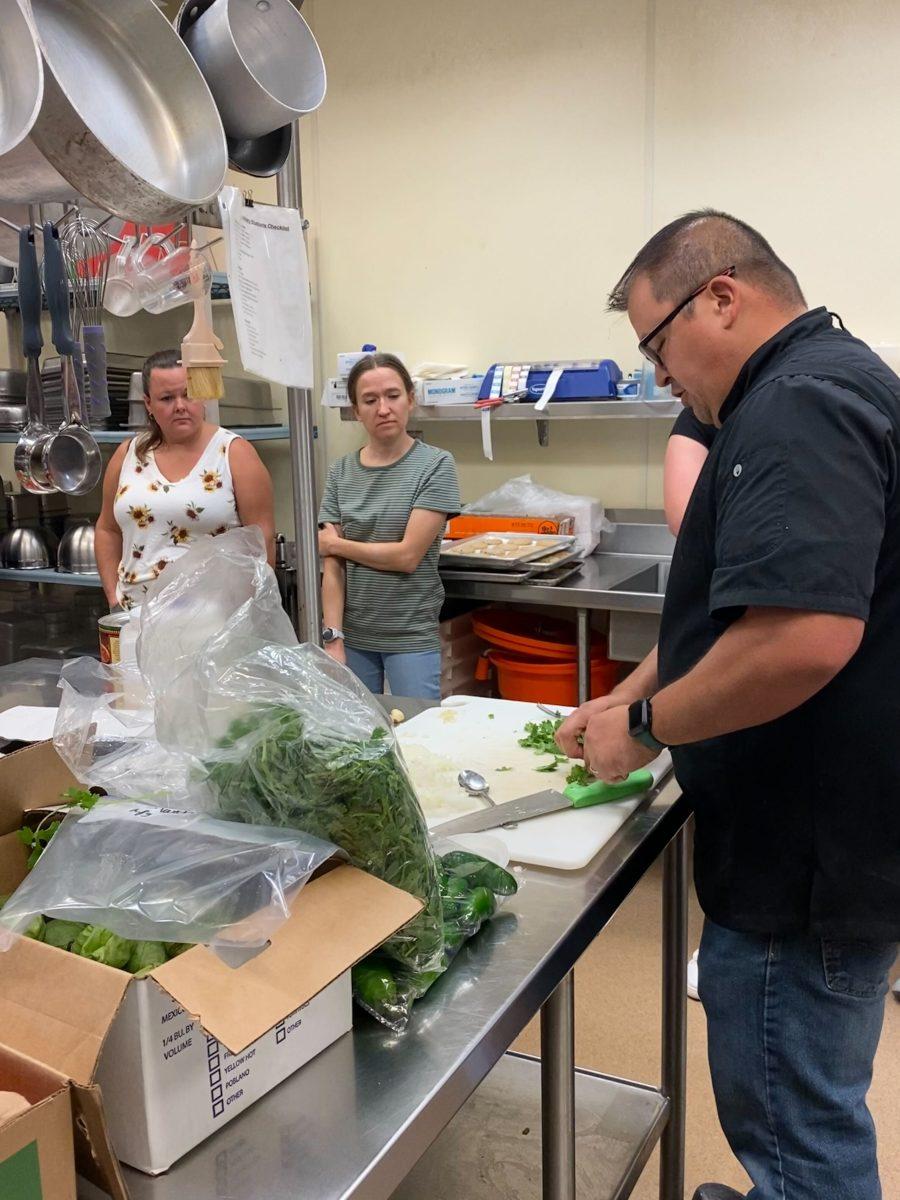 salsa making