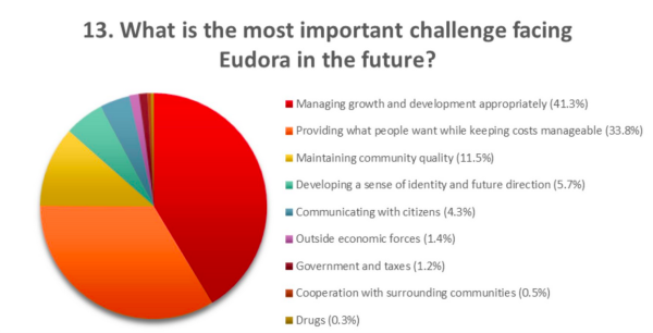 The city shared the results of the community input survey with The Eudora Times this week. These results will help inform the city's next comprehensive plan.