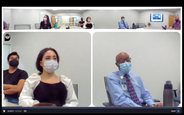 Public health officials discuss COVID-19 booster shots and the child mask mandate Monday.