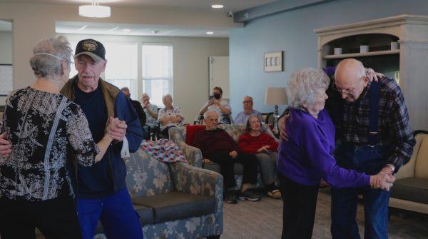 Homestead of Eudora has outside entertainers perform, therapy dogs, bingo and exercise groups to get seniors out of their rooms and moving.
