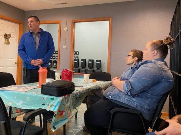 Businesses owners met at Forge Martial Arts for a Chamber meeting on Tuesday, Dec. 6.  Some members have expressed concerns recently about what the future of the city will look like from a business perspective.