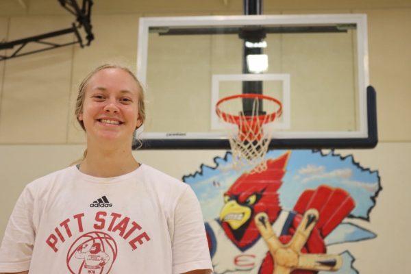 Harper Schreiner returns to the EHS basketball court after completing her freshman season at Pittsburg State University. Schreiner averaged 10.3 points, 6.6 rebounds and 4.1 assists in her first season with the Gorillas.