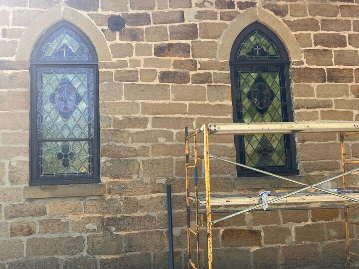 Church stained glass restoration continues