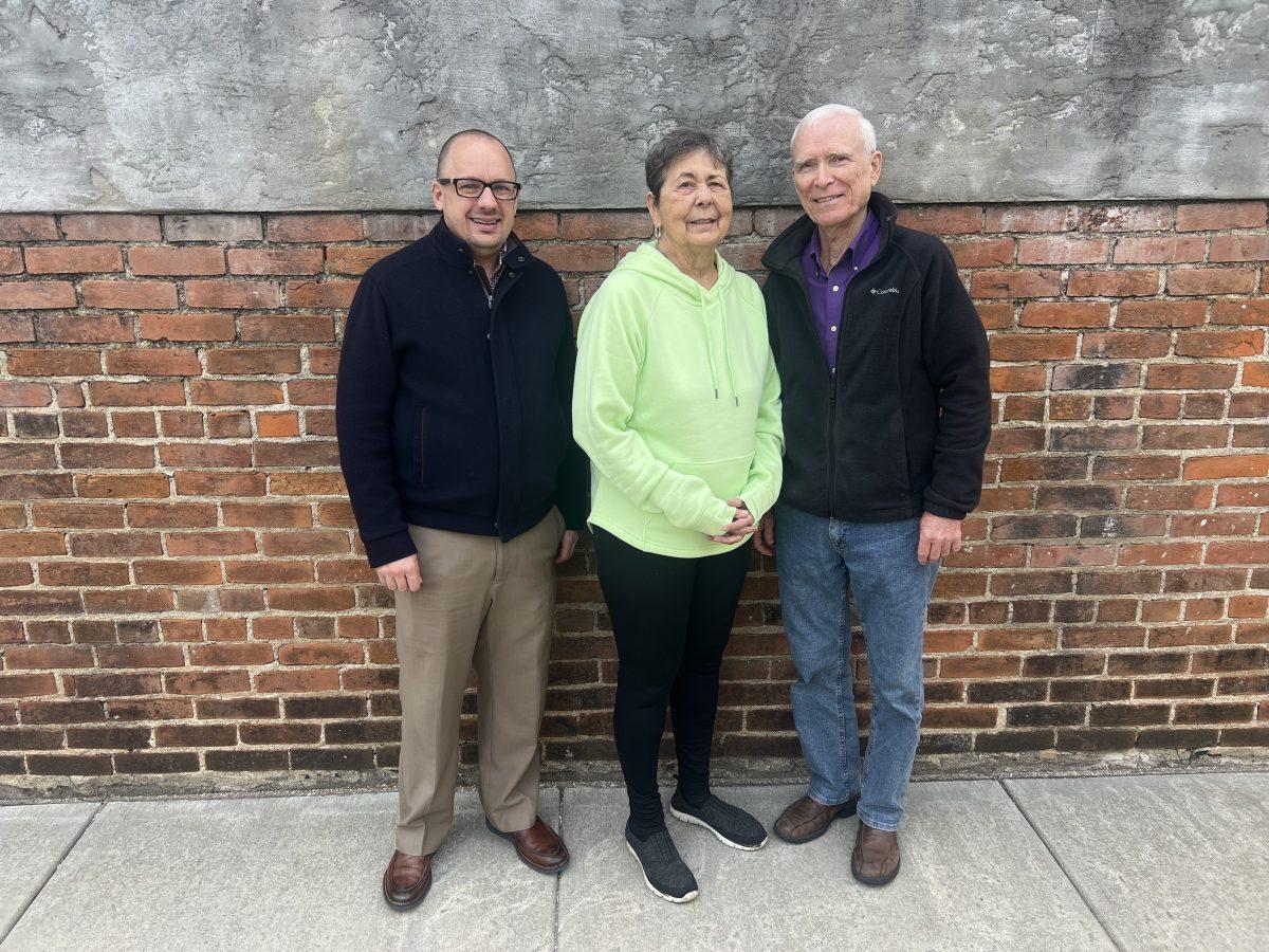 Grant High and Mary and Rick Williams have helped put together a community Christmas dinner since 2010. The dinner is free for everyone.