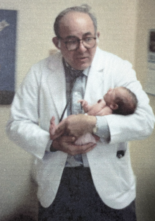 Submitted photo. Holladay delivered over 1,400 area babies before his retirement.&#160;
&#160;