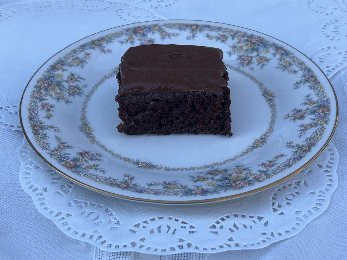 The recipe for this chocolate mayo cake came from Hazel Ann James in the Eudora Parent Teachers Club&#8217;s cookbook from 1971.&#160;