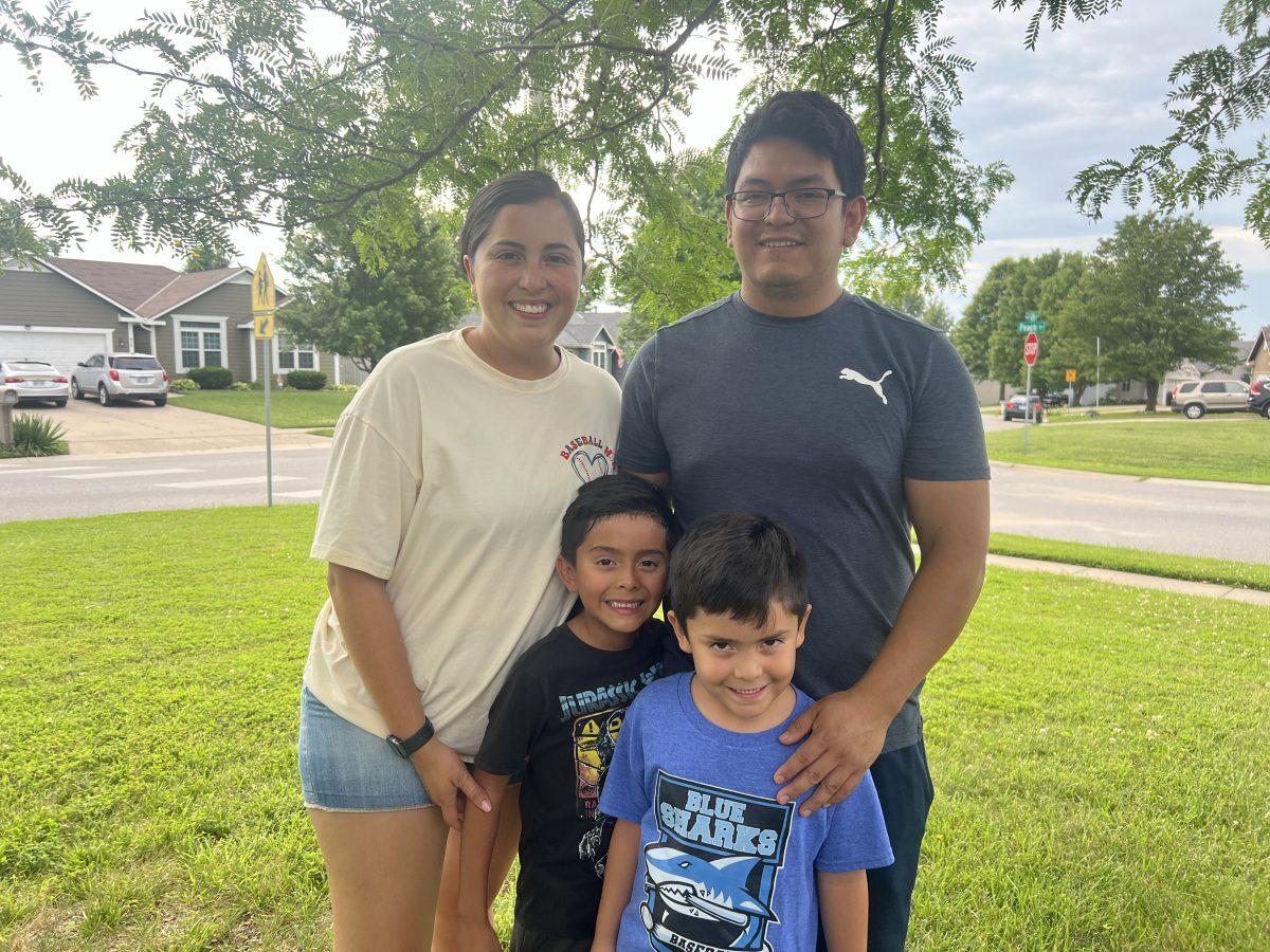 Emiliano Gonzalez-Garcia (in blue) celebrated his birthday with his family and friends and wanted to help provide for the schools.&#160;
