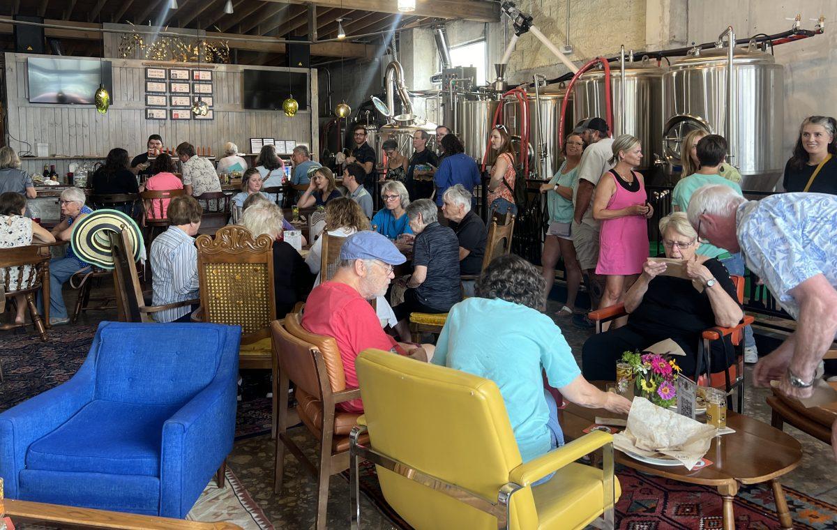 The line was out the door during the friends and family soft opening.