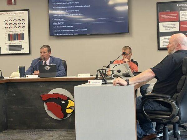 The School Board approved a program giving all students free breakfast, as well as new batting cages at the softball/baseball complex. 