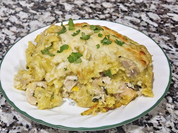 Chicken tamale casserole gives you all the traditional flavors and textures of tamales without all the time and effort in the kitchen.