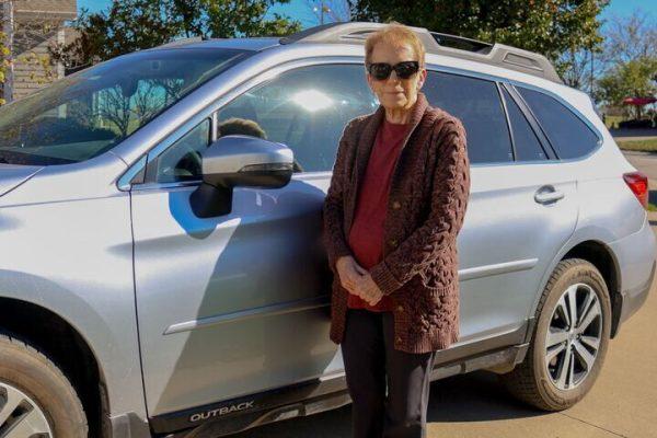 Kathy Davis, 77, began limiting her driving over a decade ago. Now, she only drives in Eudora and Lawrence.  