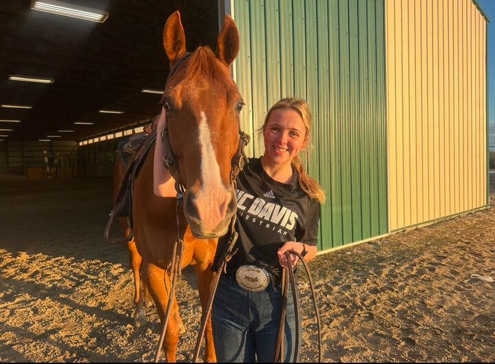Kyleigh Heikes is headed to University of California Davis to join its Division I equestrian team next school year.