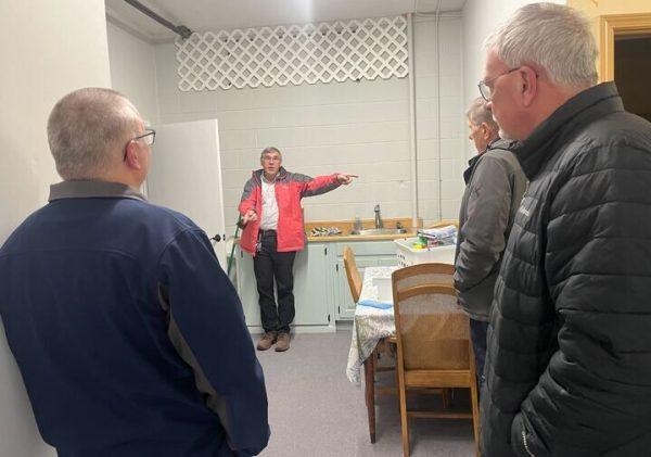 Earlier this month, Library Board members received a tour of the former Quilting Bits & Pieces location. The building is owned by the DeArmonds. 
 