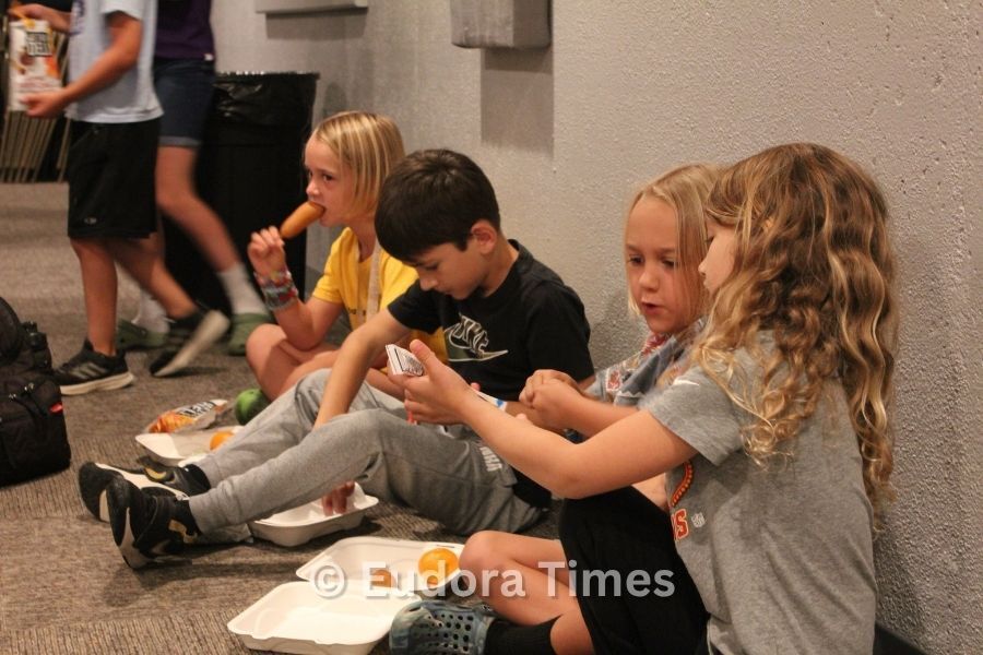 Feeding Eudora begins
