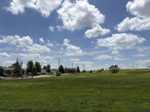 Doug Compton owns the property south of Dairy Queen and plans to build apartments on the land. 