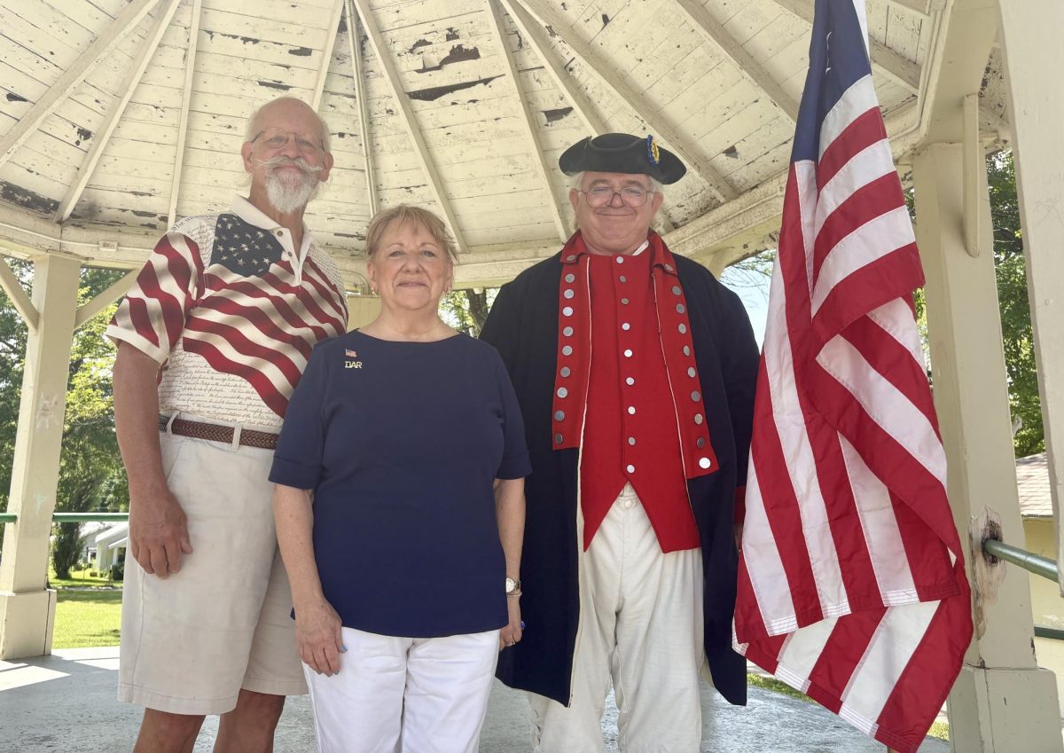 Peter Grassl, Heather Zwiener and John More will participate in an educational program about the American Revolution and the Declaration of Independence on the Fourth of July. 
