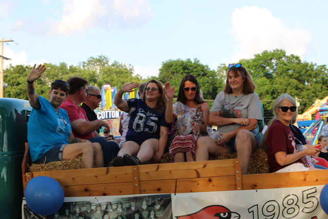 The class participates in the CPA Picnic parade Saturday night.