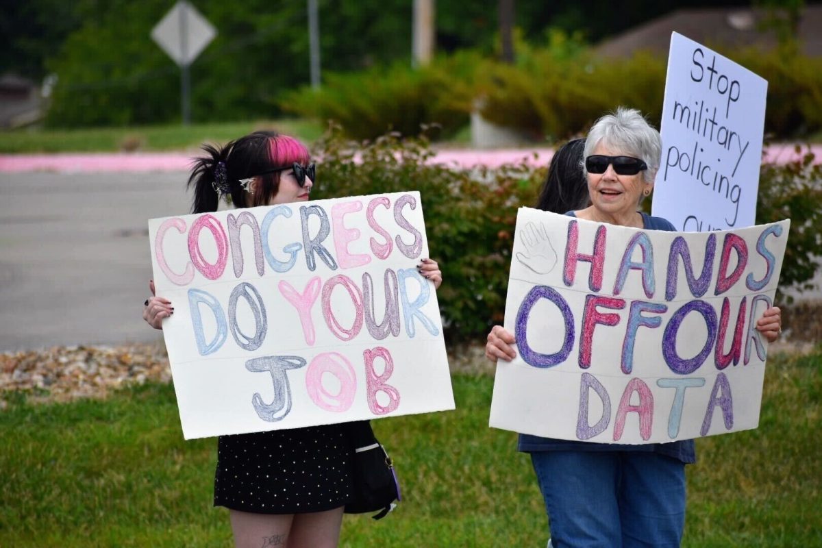 Residents protest on Church Street
