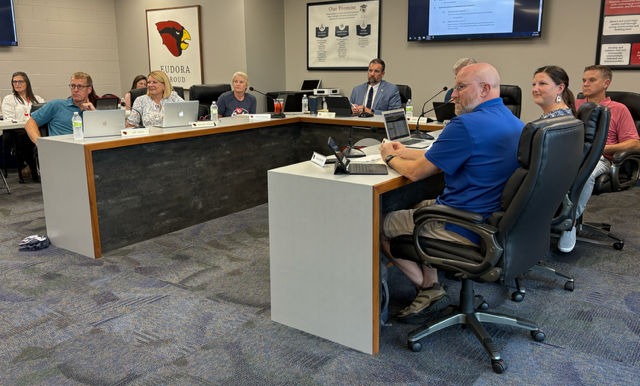 The board listened to presentations from school administrators about new hires, including Miles Cleveland and Khloe Crawshaw. The administrators said many of the new hires are graduates of the district themselves.