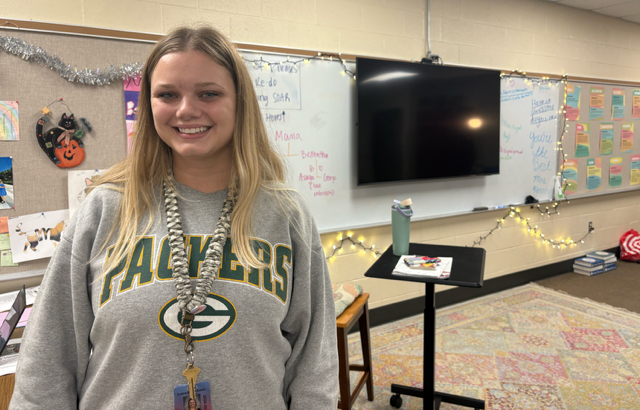 Maggie Kerr said she supports a districtwide AI policy because it would become the norm for students and it would be helpful for teachers to have something to refer to.