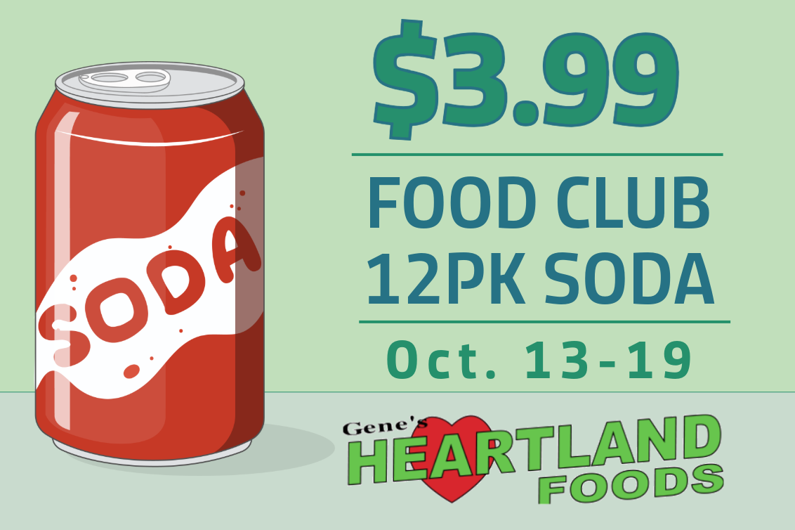 Gene's soda sale