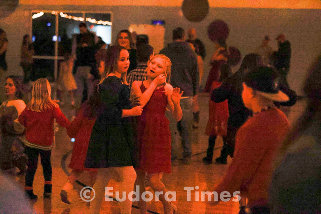 Families gather at winter dance