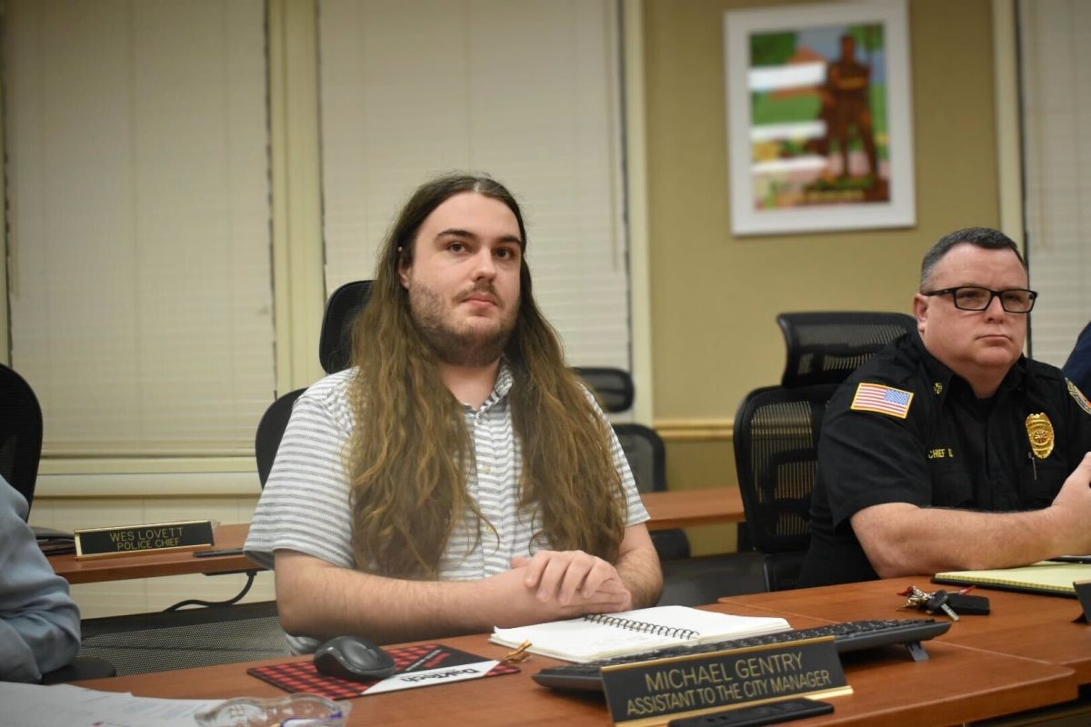
Michael Gentry, assistant to the city manager and former budget analyst, speaks to commissioners Monday night. Gentry provided a review of the 2025 budget.
