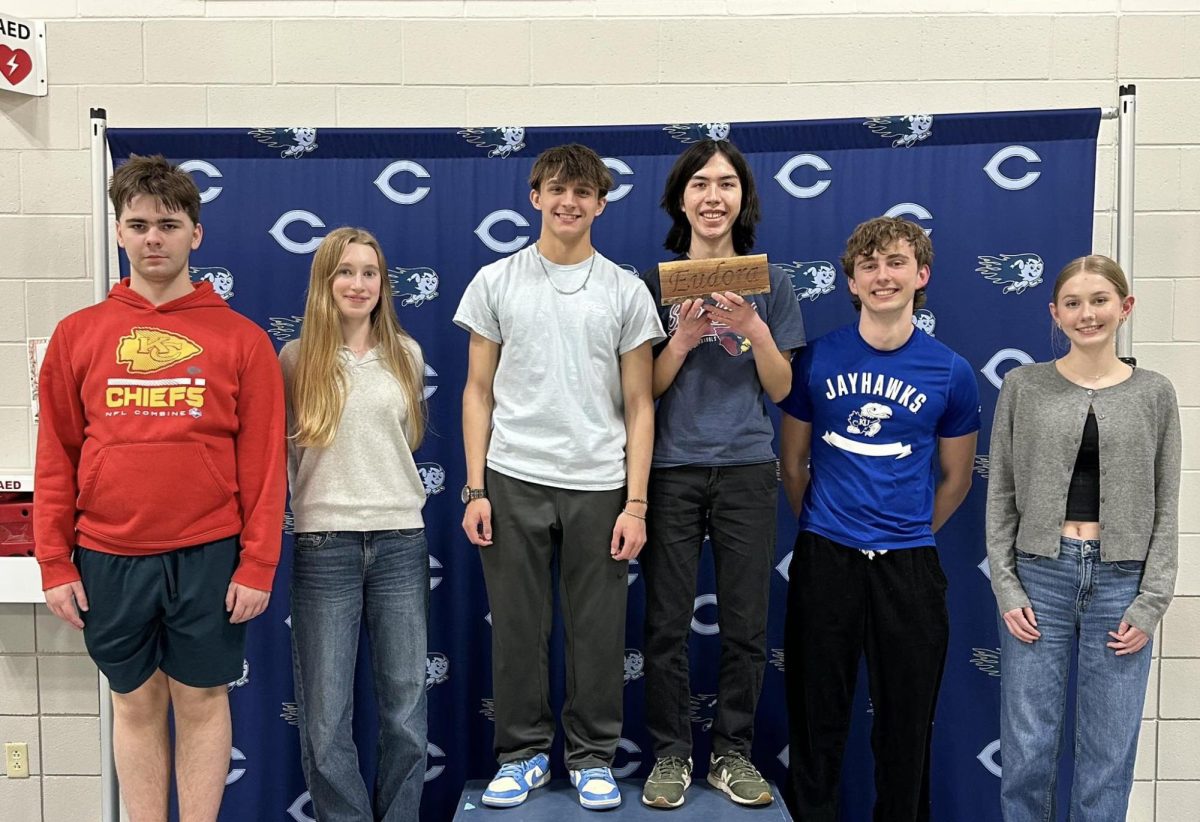 The Scholars Bowl team advances to the state tournament after securing third place at the regional competition. Photo submitted by Jim Barnard.