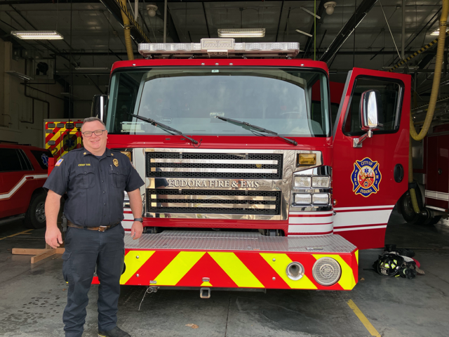 Fire Chief Justin Lee advises residents to create an emergency kit and plan in preparation for severe weather season. 