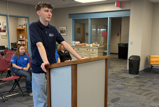 Kash Coffin has been in JAG-K for two years. He said the organization has changed everything for him. “It’s really just made me better at talking to people,” Coffin said. “It really just got me into, like, what the real life would be like, and it’s helped me pursue my career.”