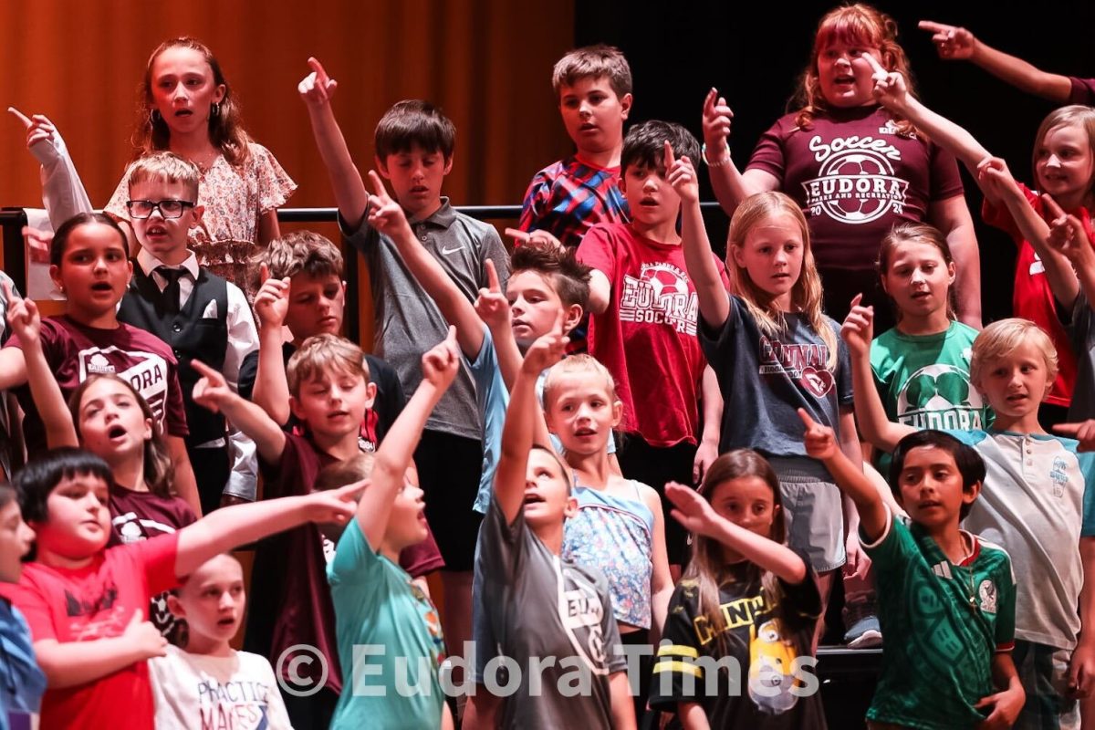 Third grade performs "Goal!" concert