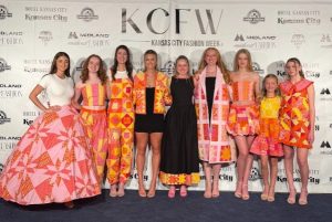 Submitted photo. Campbell Mayer, center, started sewing when she was 10. She said she does not come from a family that sews but randomly decided to take classes one summer. She stopped taking classes once she got older but used the skills she had to keep learning new techniques.